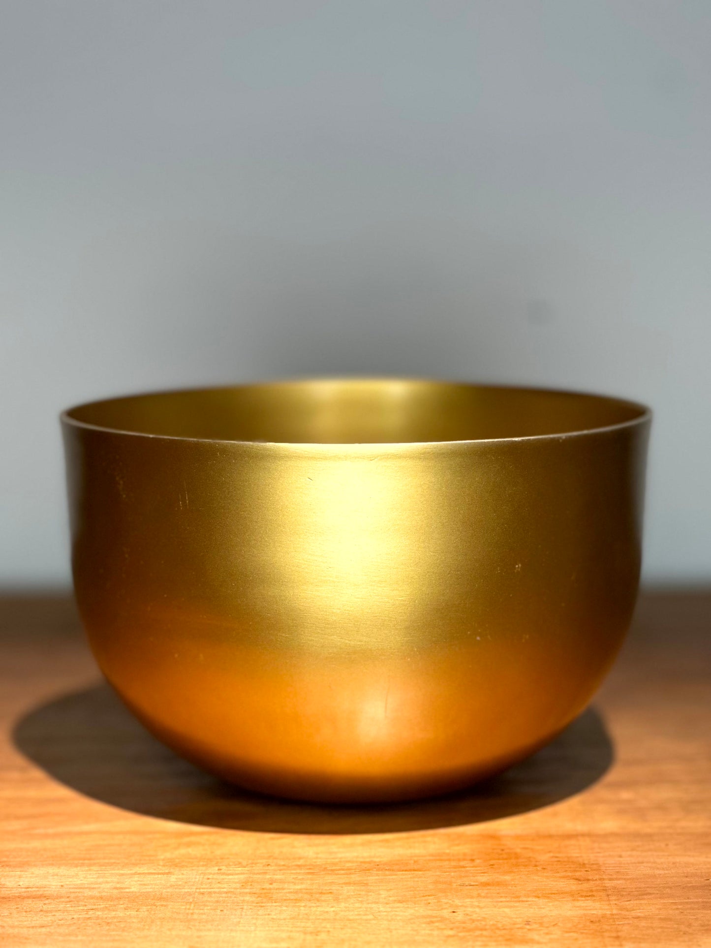 Bowl Decorativo Dorado Mate Minimalista
