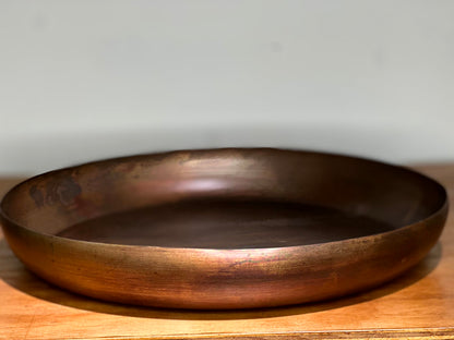 Bandeja Decorativa de Cobre Envejecido