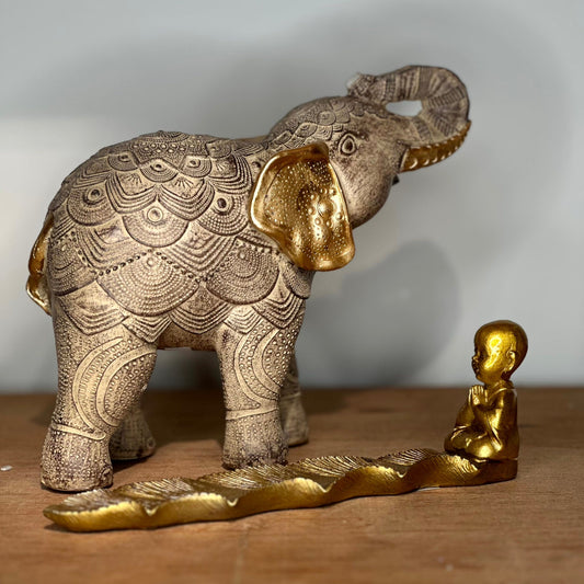 Porta Incienso Buda Sentado